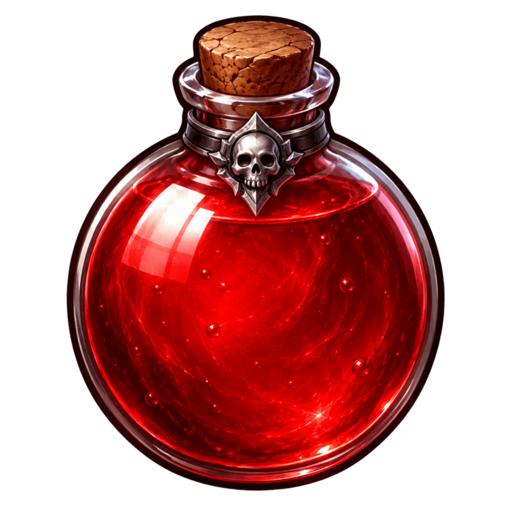 Ruby health potion tile